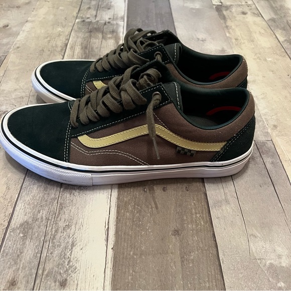 Old School Vans Pop Cush Green - Size 11 - Picture 2 of 6